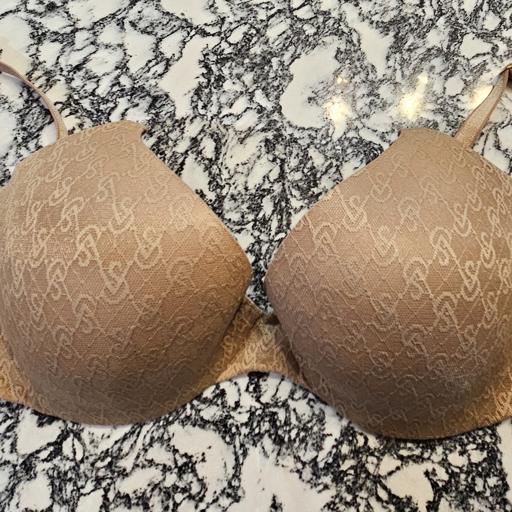 Victoria's Secret Beige Logo Bra